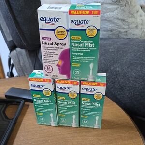 Equate Nasal Spray and Mist Value Pack - Original and Severe Congestion Relief B
